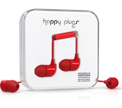 HAPPY PLUGS Headphones - Red